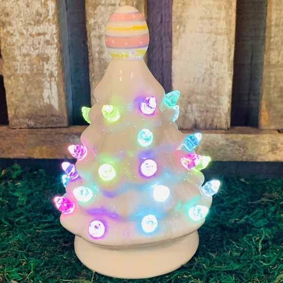 Mr. Christmas White Light Up Easter Tree - Picture 1 of 10